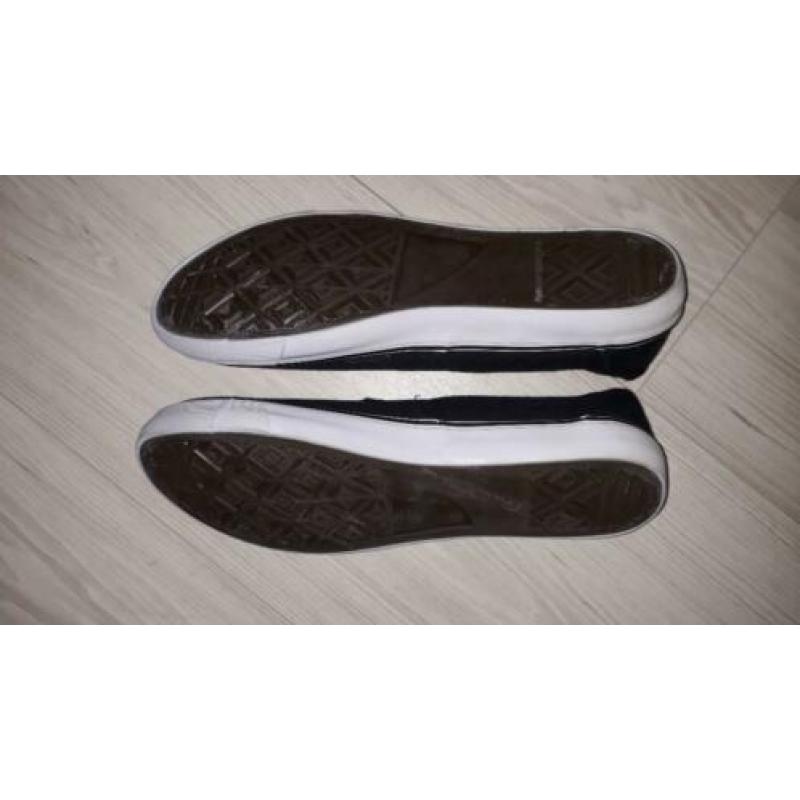 Bootschoen / Canvas Instapper Kleur Zwart mt 43