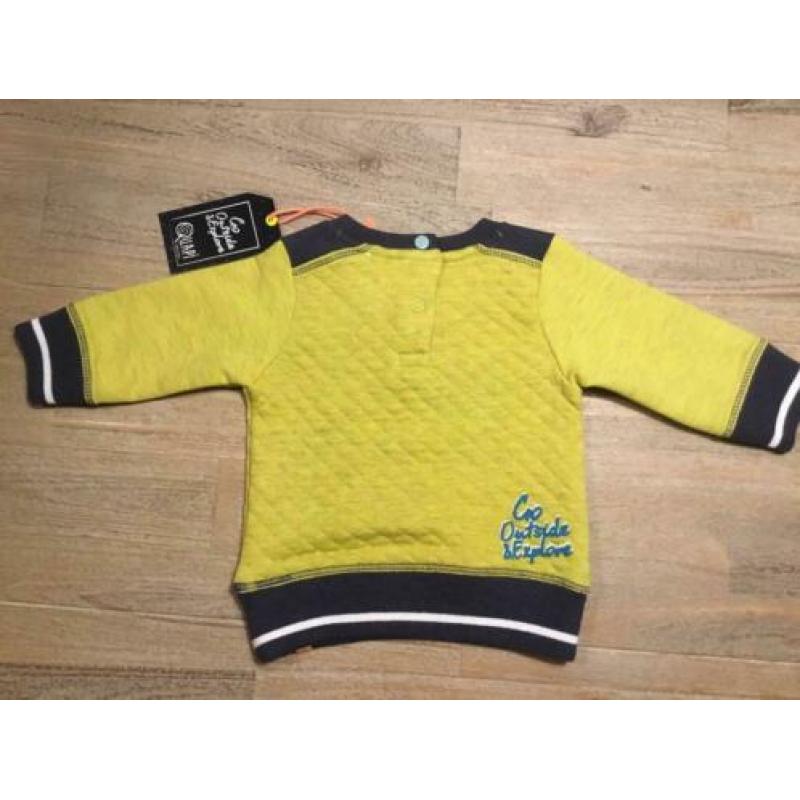 Nieuw set Quapi boys maat 56, sweater, vest en longsleeve