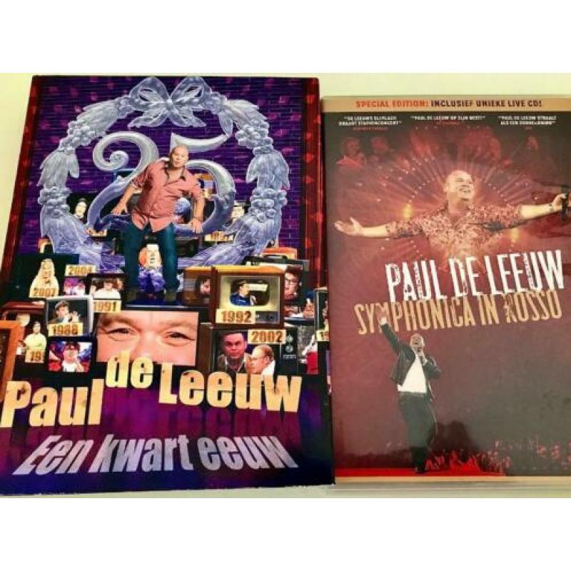 25 Jr Paul De Leeuw DVD Box & DVD + CD Symphonica in Rosso