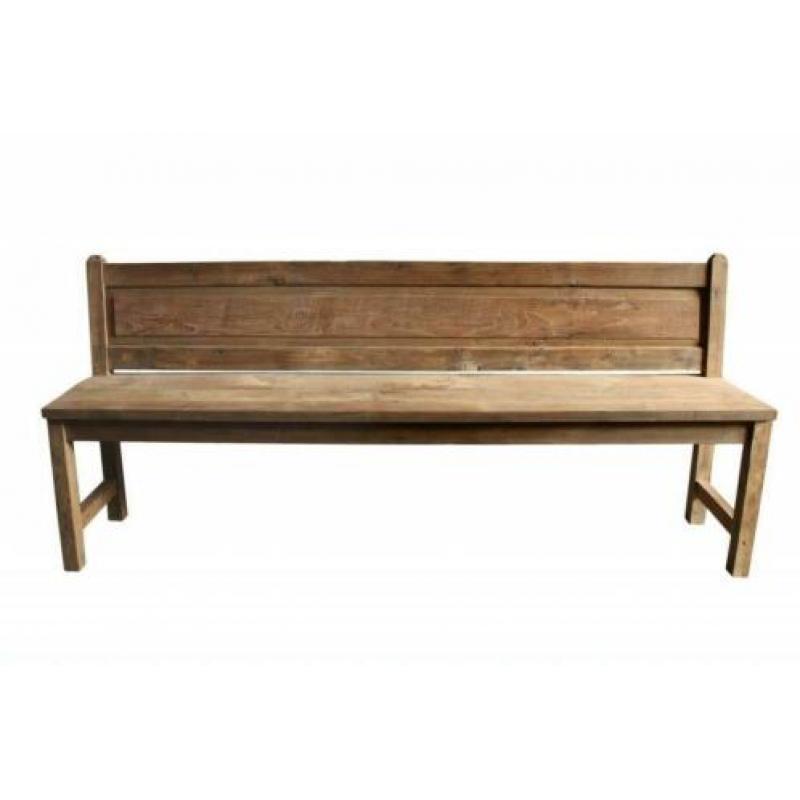 HK Living Teak houten bank 190x41x85cm