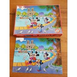 Puzzel mickey en minnie Mouse 99 stukjes