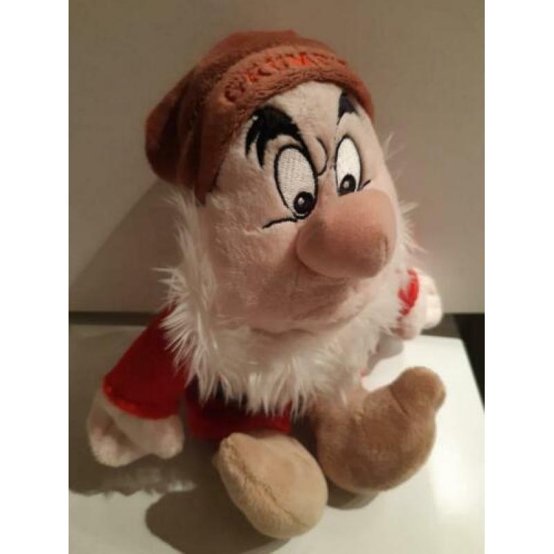 Disney dwerg grumpy walt disney knuffel