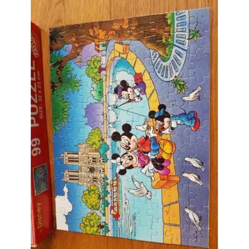 Puzzel mickey en minnie Mouse 99 stukjes