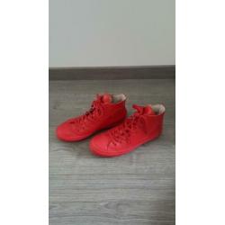 rode converse maat 42