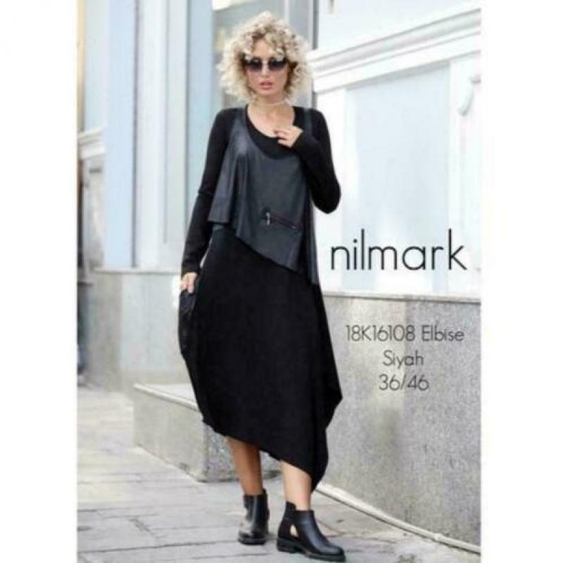 Nilmark jurk met losse top 139,95 maat XL is 44/46