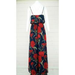 * SisterS Point, mt xs/34 * Maxi dress lange jurk gebloemd