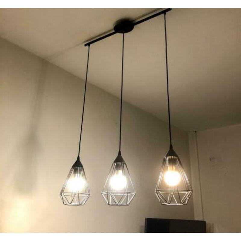 Hanglamp draadlamp vintage stijl Ikea