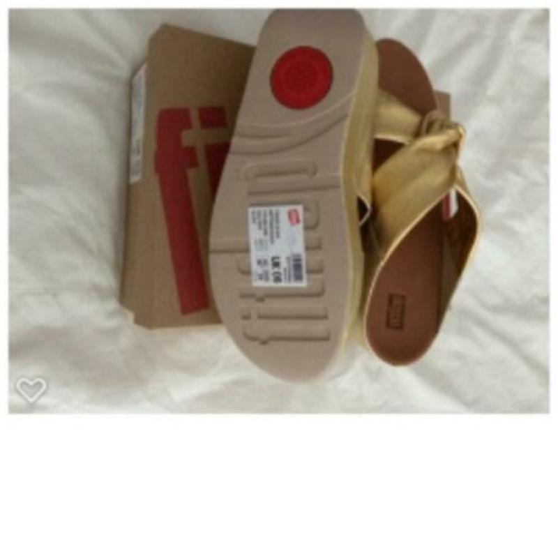 Fitflop - fitflops - Slippers gold - nieuw - maat 38