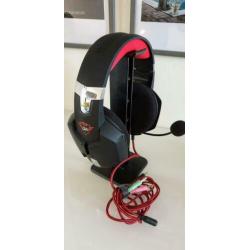 Trust GXT 322 Carus gaming headset met standaard