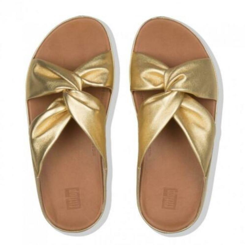 Fitflop - fitflops - Slippers gold - nieuw - maat 38