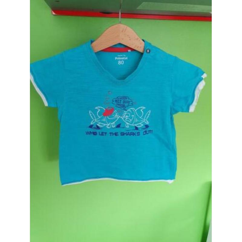 PRENATAL Shirt Maat 80 Jongen