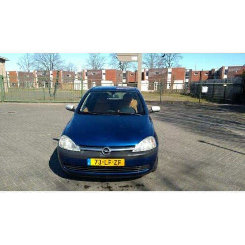 Opel Corsa 1.2 16V 3D 2003 Blauw APK 03.2021