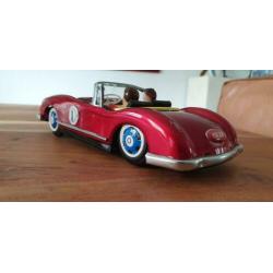 retro auto rood 22,5 cm