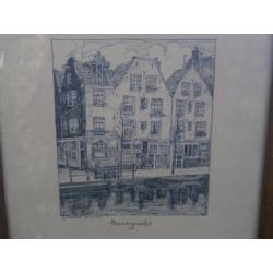 ALKMAAR, G.Stevens, mooie 100 jarige tekening Baangracht