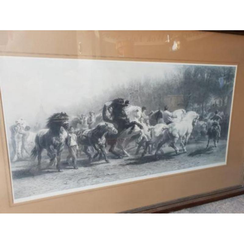 Rosa Bonheur Horse Market schilderij tekening