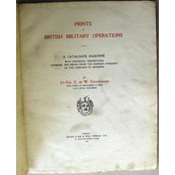 Prints of British Military Operations 1921 Crookshank 1/500