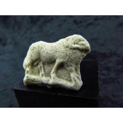 Egyptian white glass Ram