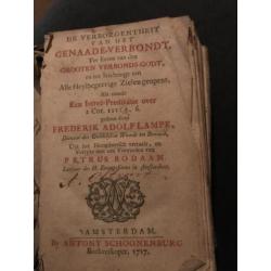 Boek 18e eeuw 1717 Lampe Schoonenburg 1e druk Perkament