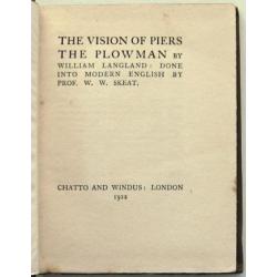 The Vision of Piers the Plowman 1922 William Langland