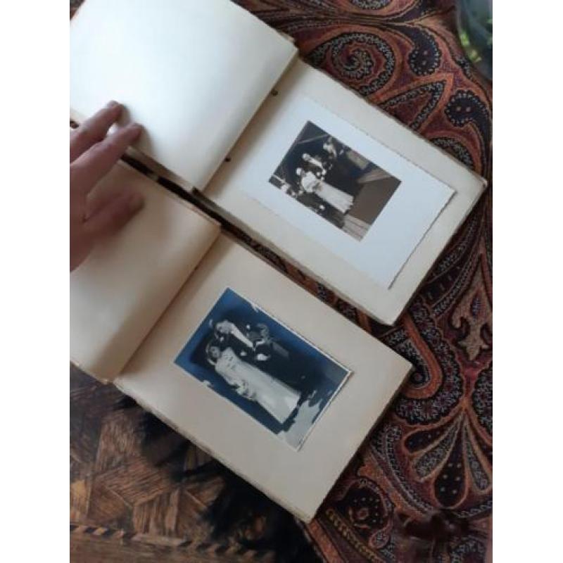 2 Fotoalbums trouwerij jaren 30