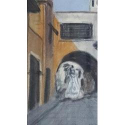 Pastel Tunis 1953 gesigneerd