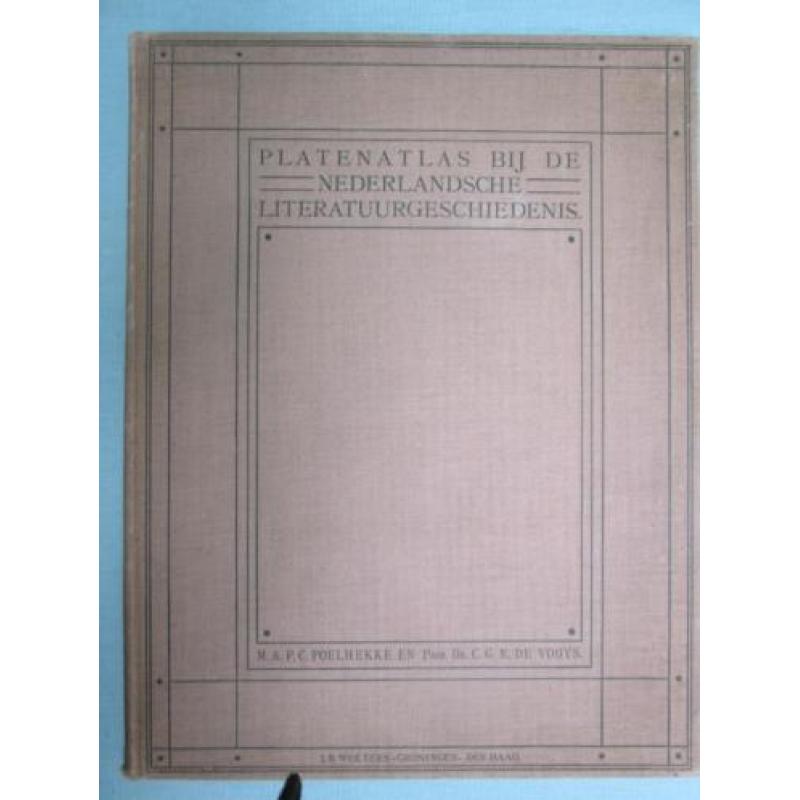 Platenatlas bij de Nederlandsche Literatuurgeschiedenis 1923