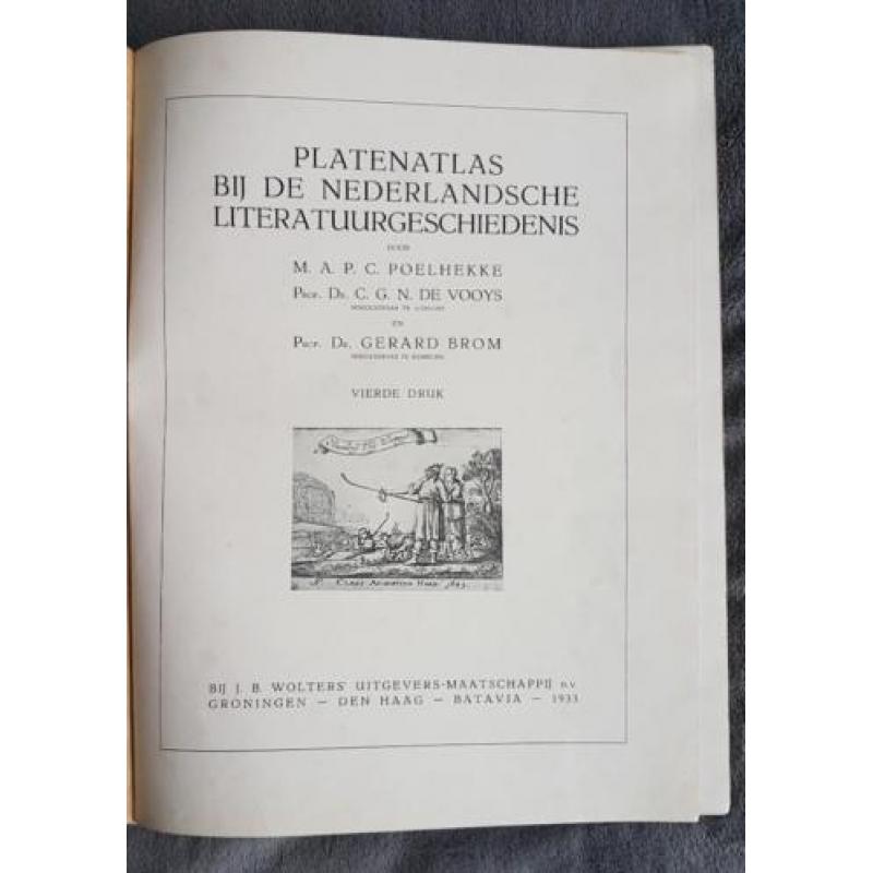 Platenatlas bij de Nederlandsche Literatuurgeschiedenis, 4e