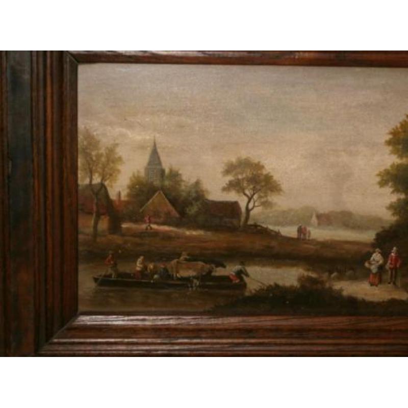 Ca 1920 Hollandse schilderij *Zie ook mijn ander objecten*