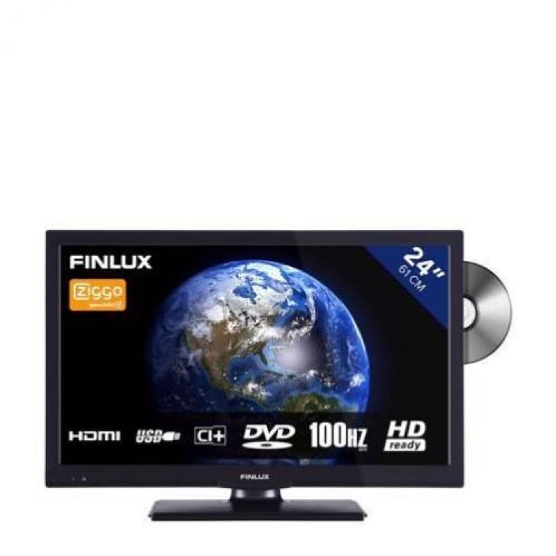 Finlux FLD2430WK HD Ready LED tv met DVD speler