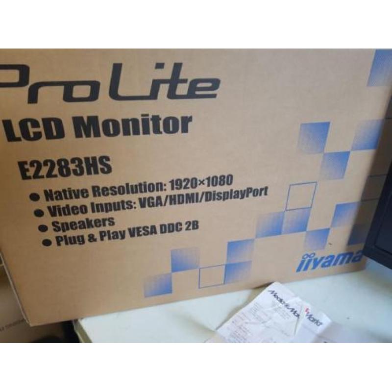 Pro lite lcd monitor ( met bon , 1 jaar garantie )