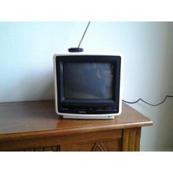 Retro kleuren tv kleinbeeld (24 cm) , merk Silver