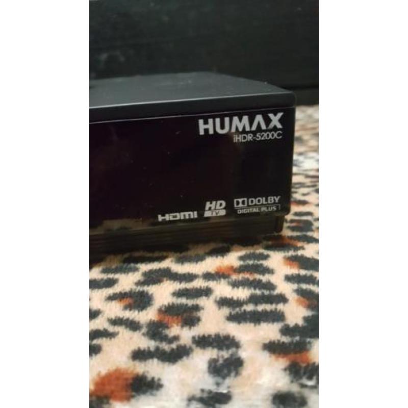 humax 5200c TV rercorder 2 tuners HDMI interactief met WIFI