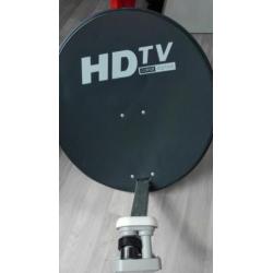 Schotel met canal digitaal satellietontvanger mz 101