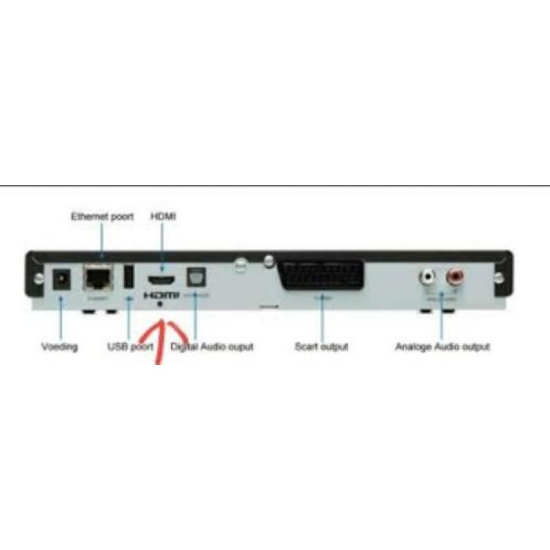 Amino M540 tv decoder set top box met afstands bediening