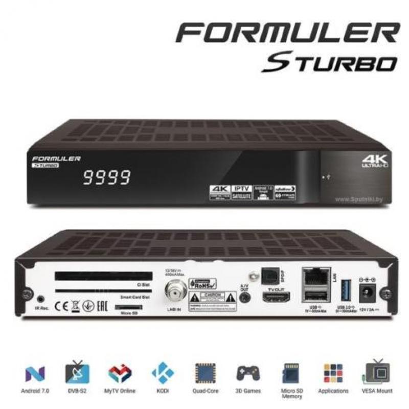 Formuler S Turbo 4K | Alles-in-1 box