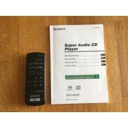 Sony SACD/CD speler SCD-XE597 multi channel - Sony 597