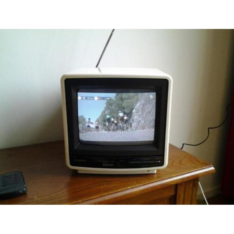 Retro kleuren tv kleinbeeld (24 cm) , merk Silver