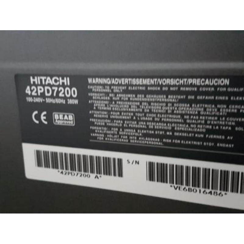 Hitachi TV Flat Screen 42 inch 108 cm