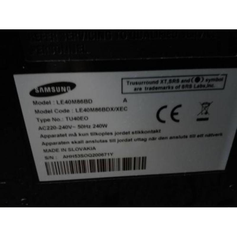 Onderdelen TV Samsung