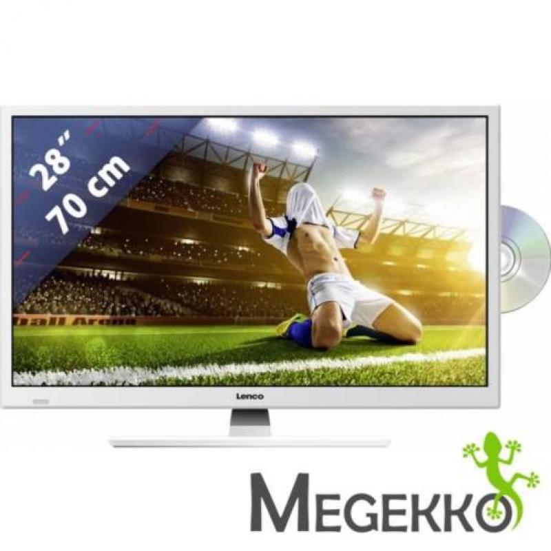 Lenco DVL-2862 LED-TV 28" (70cm) Wit incl. 12v lader