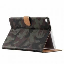 Ntech iPad Air 2 Donker Camouflage Design Booktype Kunstlee