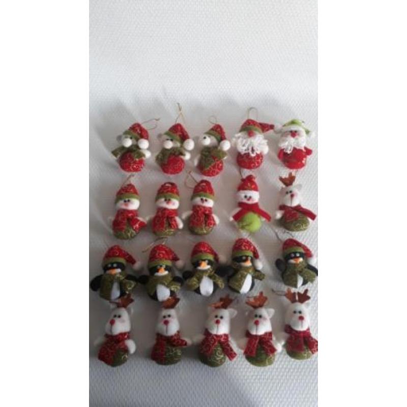 20x Kerstboomhangers/kerstversiering