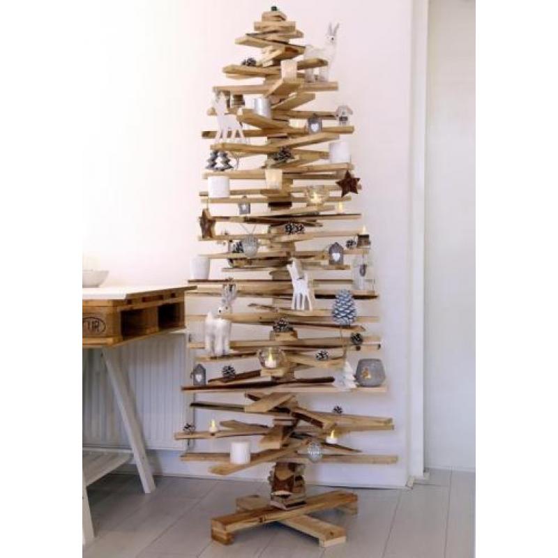 3D kerstboom van hout