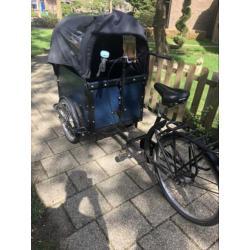 Bakfiets,bakfiets met huif.