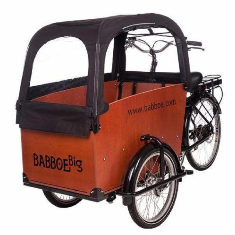 Babboe big elektrische bakfiets met extra accu & peuterstoel