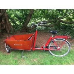 Bakfiets Cargo long met 7 versnellingen.