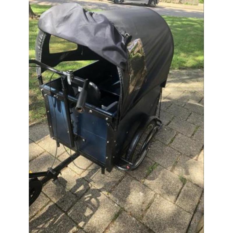 Bakfiets,bakfiets met huif.