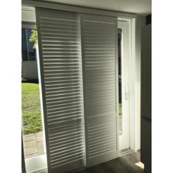 2 shutter panelen wit nieuw