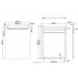 Wiesbaden Tigris spiegel met led verlichting 600x800