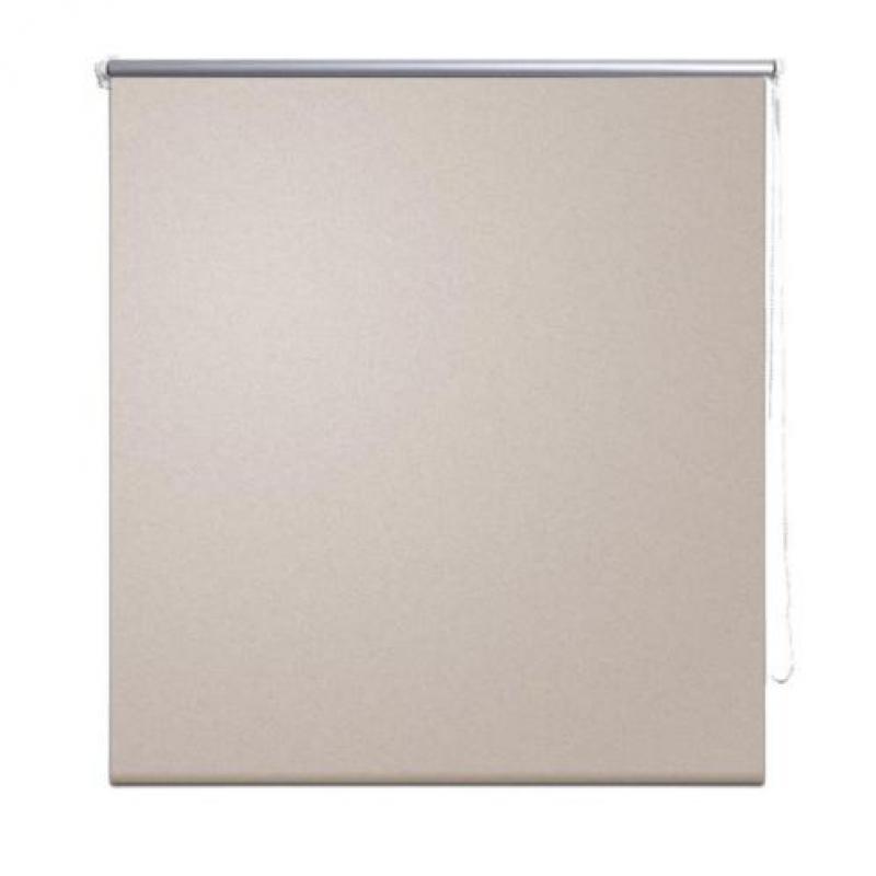 vidaXL Rolgordijn verduisterend 100 x 230 cm beige